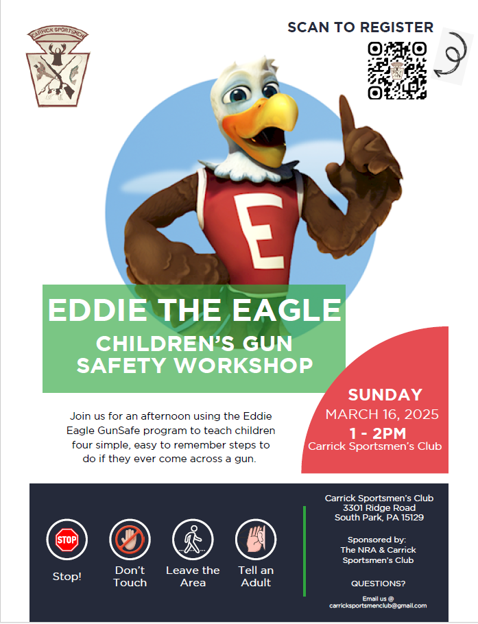 Eddie Eagle gun safety poster